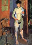 Henri Matisse White towel nude painting